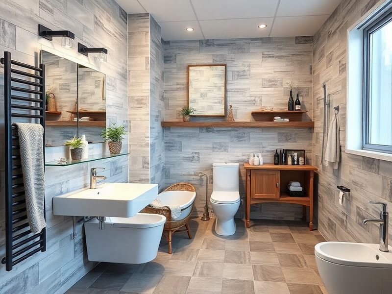 Showroom Skal Cerame présentant une large sélection de carrelages et de sanitaires, illustration de notre expertise en carrelage Tanger.